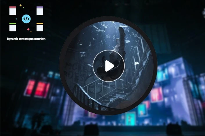 This digital display can display dynamic content This digital display can display dynamic content